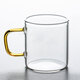 Su's ceramic glass cup tea cup juice cup small fresh water cup office home hanging ear tea cup 6 pack