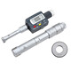 Tiannan Brothers Three-Measurement Three-Claw Inner Diameter Micrometer Three-Point Inner Diameter Micrometer Hole Diameter High Accuracy 0.001 Digital Display SN632 Grip Digital Display 272-15940-50 With Ring Gauge