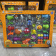 FCC-Pflanze gegen Zombie-Spielzeuge Voller Set Egyptian Zombie Doctor Triple Pea Pod Shooter 686-114 Fire Dragon Gras + Gemüsefragen [Schulbeutelstil]