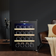 Bacchus red wine cabinet thermostatic cabinet electronic temperature control wine cabinet moisturizing cabinet home living room mini small wine cabinet office refrigerator cabinet fresh cabinet air-cooled frost-free energy-saving small wine cabinet BW-50D1 beech wood shelf 16 pieces 50L