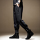 Soul-Yuan American functional casual pants for men's spring and autumn sports hoodies trendy spliced ​​harem pants with Martin boots White [regular] 2XL [180-200Jin [Jin equals 0.5 kg]] loose version