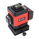XMSJ high-precision green light laser level, rechargeable measurement tool holder, 8-wire level, two electricity and one charge, JG3891A