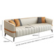 Yiman Technology Fabric Lazy Sofa Chair Modern Simple Light Luxury Small Apartment Living Room Office Sofa Large Three-person