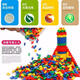 Desarrollo de juguetes para niños de Yueyue bloques de construcción de aprendizaje intelectual juguetes niños y niñas ensamble juguetes cabezales de cohete 403 tabletas (bolsa) + dibujos