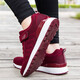 
Shuman Xiaozu Old Shoes Women's Autumn and Winter Anti-Slip Soft Sole Mom Shoes Dad Sports Casual Shoes Men Middle-aged and Elderly Spring and Autumn Single Shoes Mesh Breathable Outdoor Travel Stroller Flagship Official Store 829 Jujube Women's Style 36