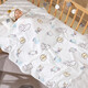 Acacia tung single newborn delivery room swaddle combed cotton newborn swaddling blanket baby wrap snail bear 83*83