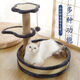 Naughty Cat Climbing Frame Cat Climbing Frame Cat Climbing Frames in One Sword and Cat Tree Wear-resistant Cat Climbing Board Jumping Toys Cat Products Cat Climbing Sage Pillar Wicker Gray Cat Climbing Frame