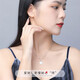 Ji Shizhe (GIEVSZHE) platinum pt950 platinum necklace with a shell pendant, birthday, Chinese Valentine's Day gift for girlfriend, noble platinum model - platinum necklace + white mother-of-pearl