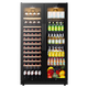 Bacchus double-door wine cabinet 150 bottles 1.76 meters ice bar constant temperature wine cabinet home refrigerated tea beer champagne wine built-in wine storage cabinet large living room villa left full flat + right full flat (integrated dual temperature air cooling) 150 bottles