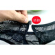 Jiyu underwear, sexy and passionate, open crotch, no need to take off, thong, exposed egg, physiological penis, men's underwear, fully see-through, black men, small size M
