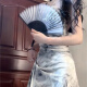 
Miao Yijia suspender dress new Chinese pure sensual women's skirt summer new style slim temperament long skirt beach skirt ink painting suspender dress [Tie-dye gray] L [Suggested 108-120Jin [Jin equals 0.5 kg]]