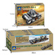 KABASO Compatible LEGO 8-in-1 set Model de ensamblaje de automóviles de tanque pesado Modelo de ensamblaje de niño enchufado al regalo del día del niño 6622 Planeta Vehículo blindado ocho en 1