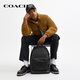 COACH Brand Direct New Year Gift Men's WEST Large Backpack Backpack Black CV925