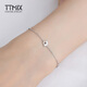 TTMIX cute cat claw platinum bracelet sweet pt950 platinum bracelet birthday gift for girlfriend 3.9-4.1g 16+3cm