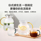 Made in Tokyo, cold kettle, high borosilicate glass tea water separation, heat-resistant and high-temperature resistant cold kettle, tea cup, large capacity 1.8L