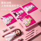 小贝萝莉 梦幻彩妆儿童化妆品套装女孩玩具小公主画彩妆礼盒全套女童指甲油 简美礼盒-【声光花朵车化妆台-送