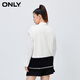 ONLY autumn and winter casual V-neck sleeveless cute panda loose sweater women 12343H002 A43 cream white NEW CREAM S 160/80A