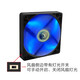 Huierde [Kaufen Sie eine kostenlos] Xiaoyue S12015 LED Soft Light 4Pin PWM Intelligente Geschwindigkeitsregulierung Ultra-dünner Luftvolumen-Chassis-Lüfter 12 cm Glitter 12015 Lüfter