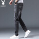 Playboy (Playboy) Straight Hosen Herren Jeans Fashion Mode koreanische Stil Slim Hosen Männer vielseitiger lässige, Solid Color Hosen Herren x-2146HH6636 Black 31