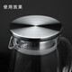 Pipinlong high borosilicate glass cold water kettle lid accessories stainless steel glass lid teapot 304 stainless steel with filter lid 304 stainless steel lid (silver)