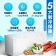 海尔（Haier）冰柜官商用方大容量旗舰全冷冻冷藏转换两用能效保鲜卧式超市便利店冰箱海鲜超低温大型全空间冷柜 829升零下-38℃超大容量型800升以上2米1长