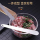 Beijing's stainless steel filling spoon for making dumplings, dumpling and wonton filling spoon, household stuffing mixing spoon, stuffing shovel tool