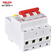 德力西（DELIXI）德力西三相四线漏电保护器380v断路器3P+N4P63a空气开关带漏保100 窄款3P+N漏保 63A