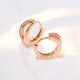 GOYN Old Phoenix Gold Store Style 18K Gold Plated Small Hoop Earrings Earrings Earrings Earrings Studs No-Remove Earrings New Style Fashionable Rose Gold S