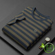 
MASTER POLO Paul T-shirt official brand luxury short-sleeved polo shirt men summer middle-aged lapel loose large size business casual khaki 6195 M
