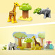 
Lego (lego) [Japan Direct Mail] Lego Building Blocks Duplo Children's Toys Animal Large Particle Building Blocks Baby Gift African Wildlife 10971[2+]