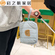 君默尿不湿收纳袋外出外出尿布包尿片奶瓶整理袋纸尿裤收纳袋婴儿便携 橘粉色