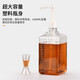 Haofanjie syrup bottle squeeze bottle milk tea shop special fructose press with pump head hand-pressed quantitative sugar pressure bottle food grade 1600ml syrup squeeze bottle + 10cc pressure head