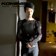 KOMINE SAFETY&INNOVATION越野摩托古风铠甲系列CE2级防摔全网眼高弹通风骑士护甲衣SK-844 黑色 L
