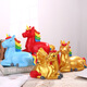 Beliebtes Schweinelufer Zodiac Cartoon Pony Geburtstagsgeschenk Higgy Bank kreative niedliche Tier Ornamente Weiße Höhe 16 cm* Länge 20 cm