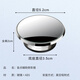 
Qianjujia car reversing mirror small round mirror suction cup type rearview mirror reversing auxiliary mirror blind spot mirror boundless high definition large field of view suction cup-2 packages