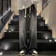 Jingxun Jeans Herren Frühling und Sommer Amerikaner trendy trendy geradlinige Hose Sommer Jungen Retro losen Weitbeins Casual Long Hosen A62 Black und Grey [regulär] XL [Vorgeschlagenes Gewicht 130-155 Jin [Jin entspricht etwa 0,5 kg]]]