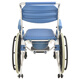 Wei Yikang Watheed inodoro interior móvil silla de inodoro discapacitada sillón de inodoro cuidado del paciente asiento paciente silla de baño con rueda 698b silla de enfermería de ruedas grandes