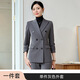 Gesaiya business formal women's long-sleeved suit suit women's double-breasted professional suit spring, autumn and winter interview commuter suit black jacket + B259 bell bottoms XL
