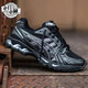 亚瑟士（asics）kayano14秋冬休闲运动鞋复古男鞋银侣跑鞋K14 1203A537-101【黄银色】 36