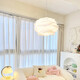 
Opuyuanxing Lamp Collection 2025 Living Room Bedroom Lights Dining Room Lamp Bedroom Chandelier 2023 New Nordic Internet Celebrity Creative 9272 White 35CM Three Colors