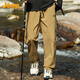JEEP Casual Pants Men's Autumn and Winter Straight Pants Men's Loose Trendy Overalls Men's Pants Brown XL