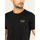 ARMANI/ARMANI EA7 SOLTER COLOR SICHER CLASSIGKEIT für Männer reines Baumwoll kurzärmelig rundes Hals T-Shirt 8npt51 PJM9Z Wassermelone rot 1480 l