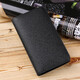 
WILLIAMPOLO Emperor Paul 17cm men's long wallet card bag thin style without folding whole 100 yuan cowhide card bag black cross pattern simple length 17.2cm