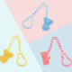 Baby soothing teether chain, baby teether, anti-falling chain, pacifier clip, bite bag, toy, anti-falling rope, adjustable baby newborn anti-falling chain, baby teether, nano model brown yellow one