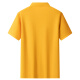Limeng (Limeng) Baumwollkugelboden kurzärmeligte T-Shirt für Herrenfarbhemd Paul Hemd Großgröße T-Sleeved Shirt Trendy 100% Baumwollgelb 180