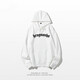 Digada Black Kapuzen mit Kapuze amerikanischer HipHop Sweatshirt für Männer und Frauen Herbst und Winter Übergroße faule trendige Marke Vielseitiger Mantel für Männer HDFS-687 Black [regulär] l