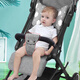 Happybe poussette antidérapante Protection de l'entrejambe avant et connexion anti-automne avec extension de voiture pour bébé avec garde d'épaule et accessoires pour la poussette