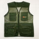 
Lan Junqi summer thin multi-pocket men's vest middle-aged and elderly mesh casual vest outdoor photography fishing work vest light gray (summer style) 2XL (140-160Jin [Jin equals 0.5 kg])