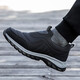 Zunshi pipe elderly shoes men's summer breathable non-slip soft sole dad shoes middle-aged and elderly walking shoes comfortable mesh mother shoes 9207 black men's style 39