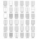 Longchenghai A4 Standard -Aufkleber -Label -Druckpapier -Supermarkt Pharmacy Factory Office -Modell angegeben, das Label Paper 36 Modelle 1276 anzeigt